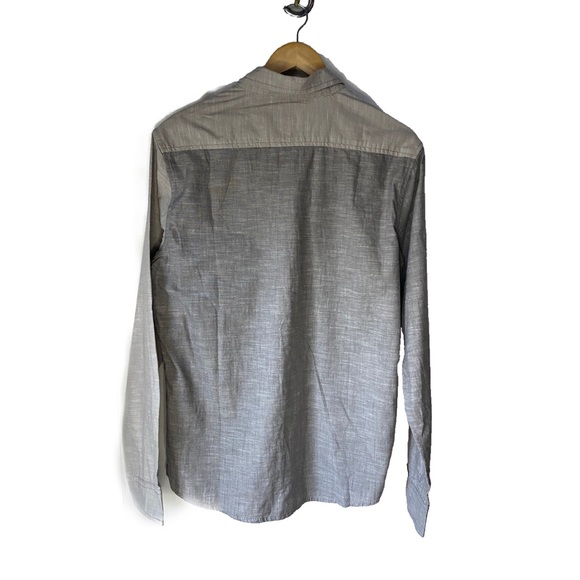 NWT Joe’s Jeans men’s grey, button down shirt. Size M - Picture 2 of 7